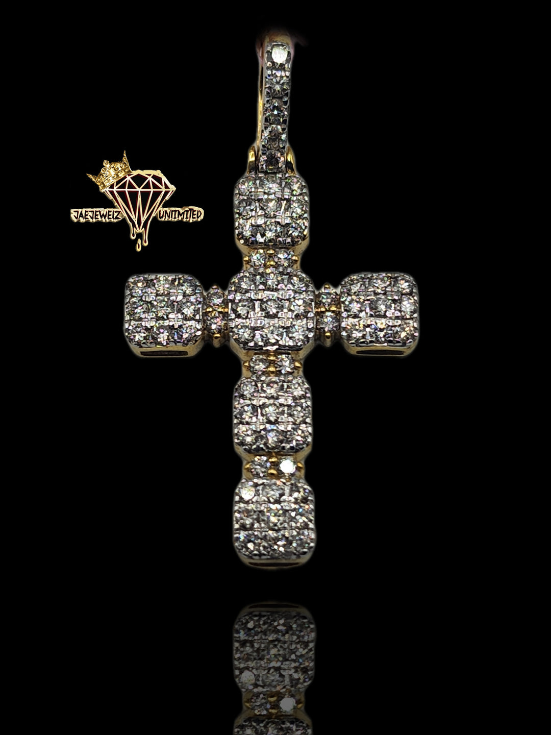 Square Cross (10k Gold Diamond)