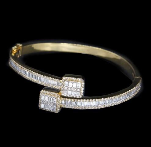 Square Baguette Bangle