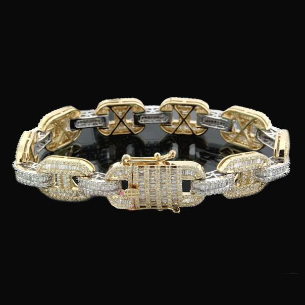 Baguette Gucci link Bracelet