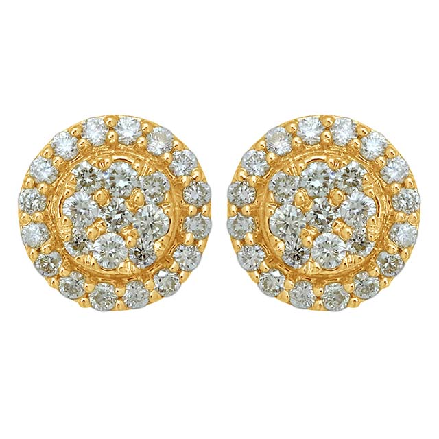 10K 0.72-0.78CT D-DARK EARRINGS